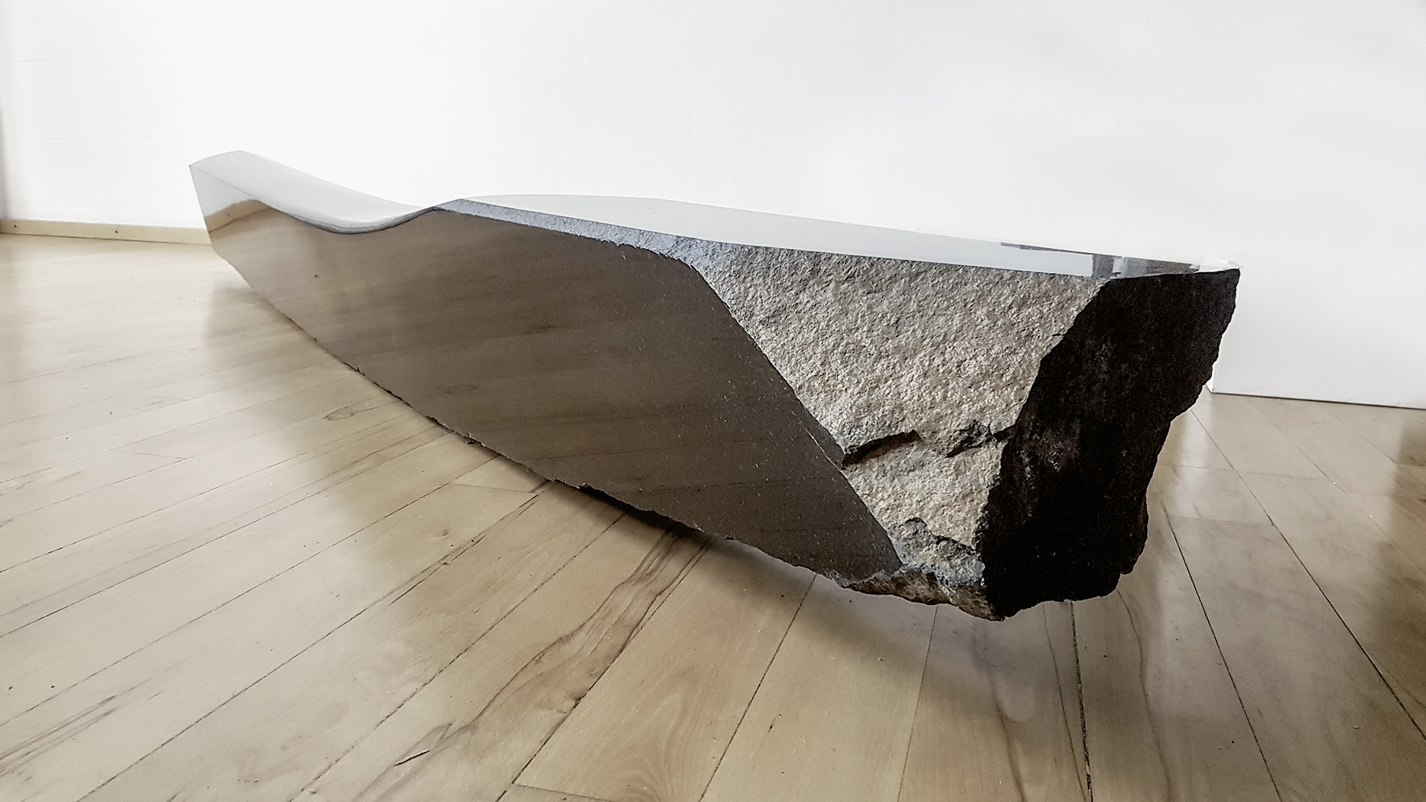 Thomas Reifferscheid, Balance Taste, 320 x 25 x 35 cm, Gabbroid, 2014