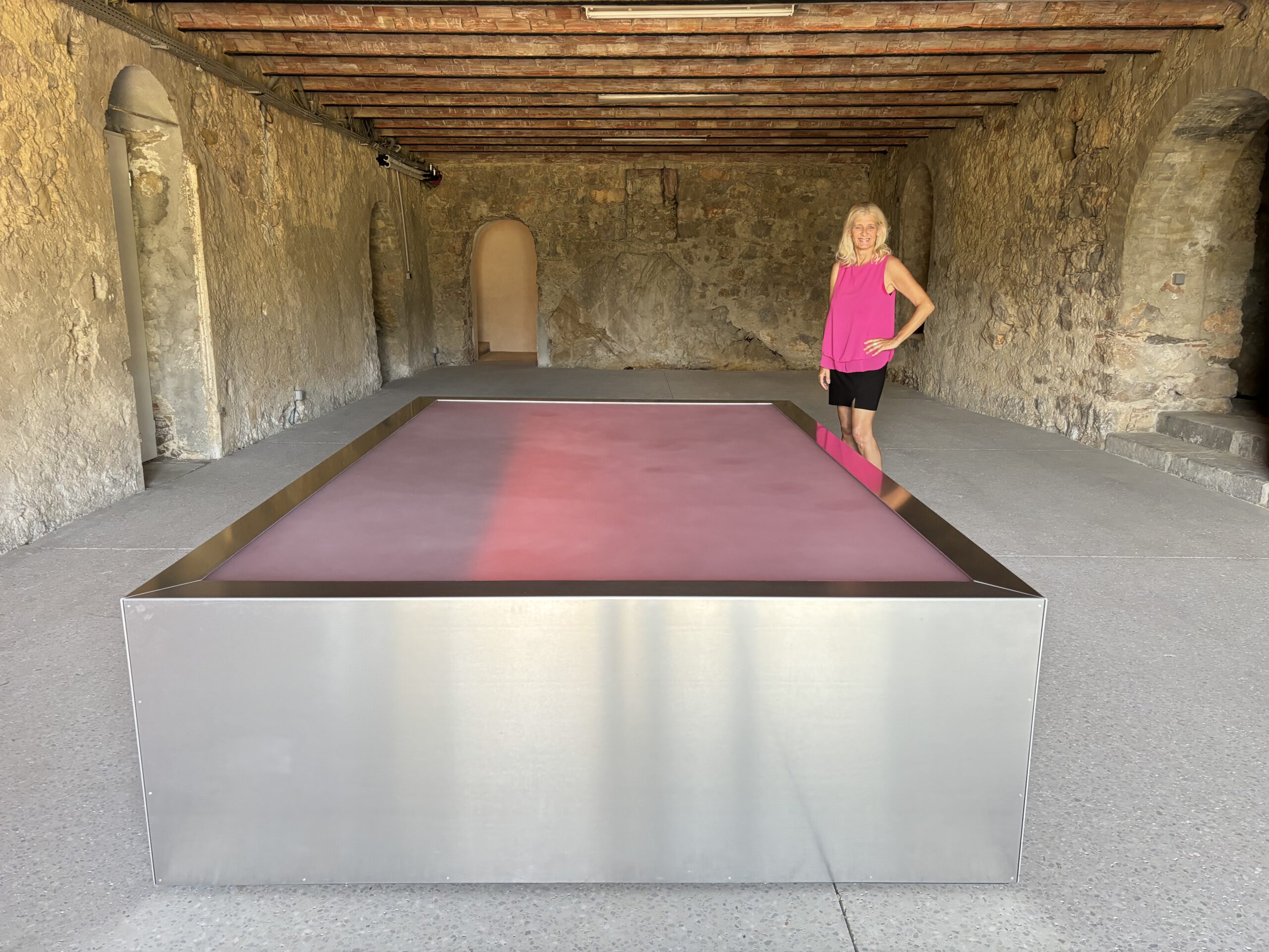 Rita Rohlfing, ANSCHEINEND, 2004, Acrylglas, Aluminium, mixed media, 300 x 191 x 66 cm