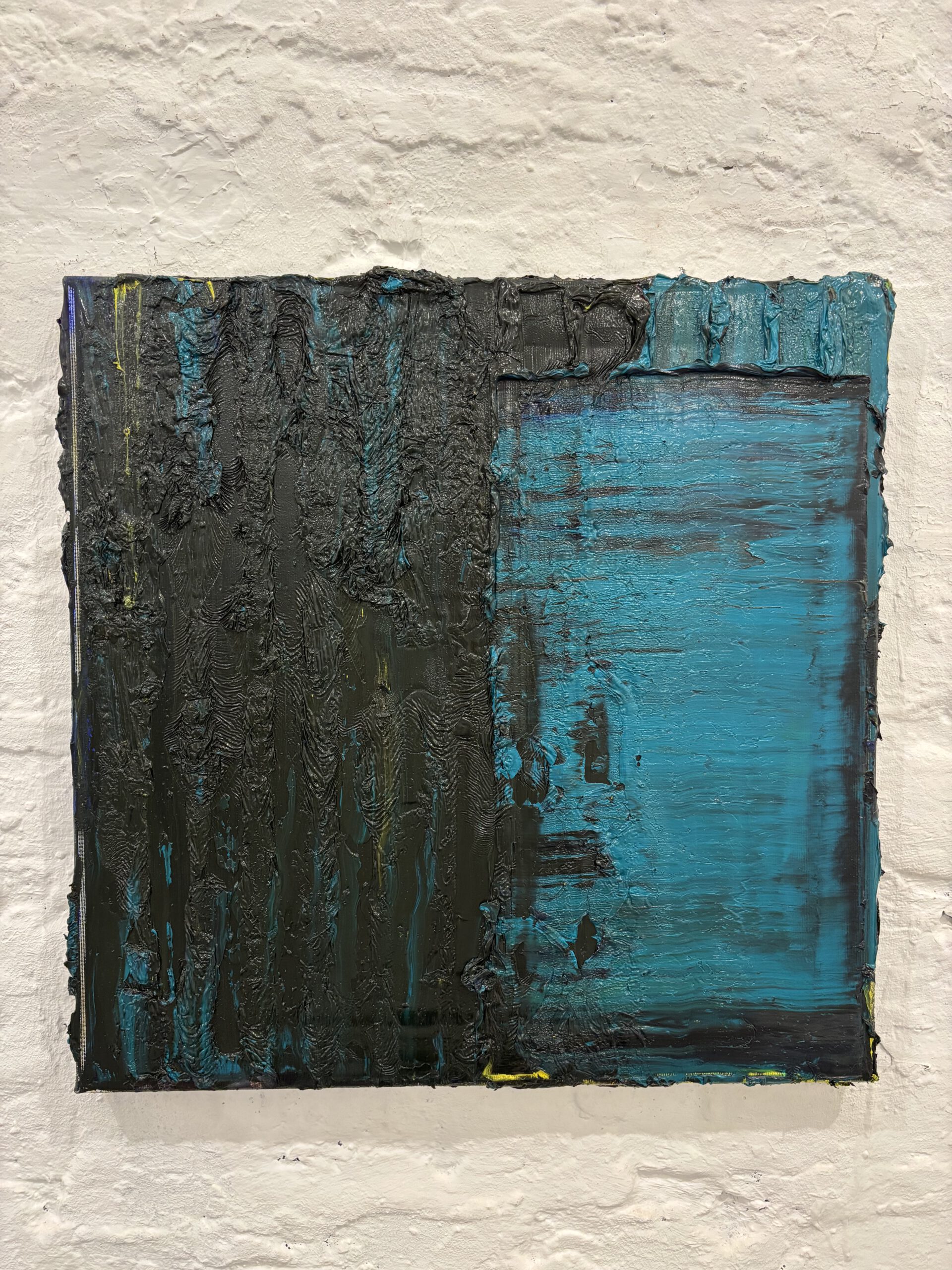 Rolf Rose, oil on canvas, 2025, 40 x 40 cm