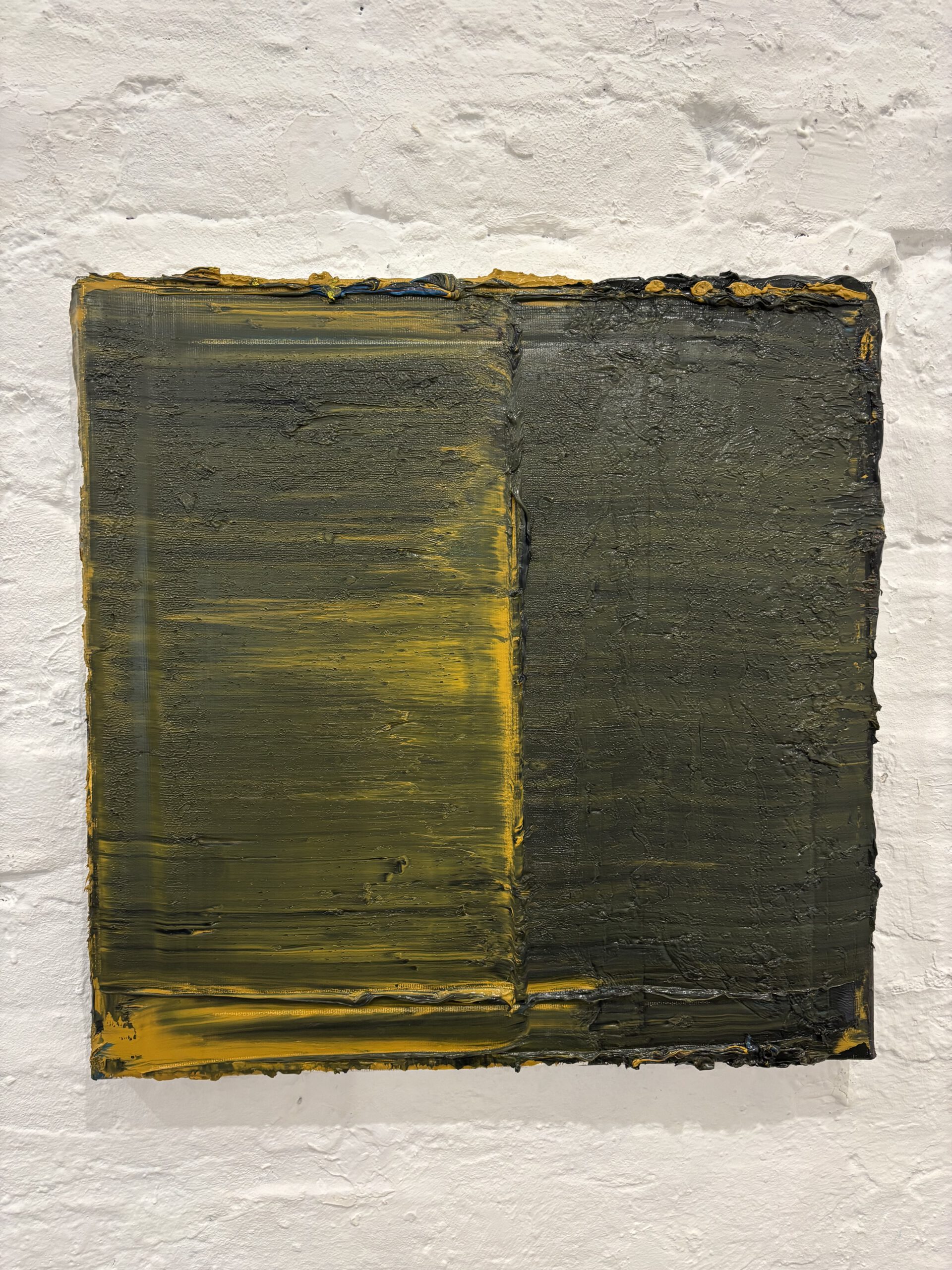 Rolf Rose, oil on canvas, 2025, 40 x 40 cm